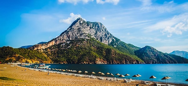 8. Adrasan Beach (Kumluca): A Bay Known for Its Calmness and Natural Beauty