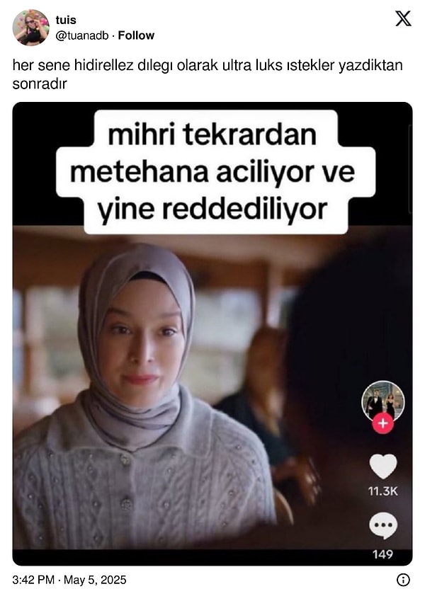 Belki bu sene olur.