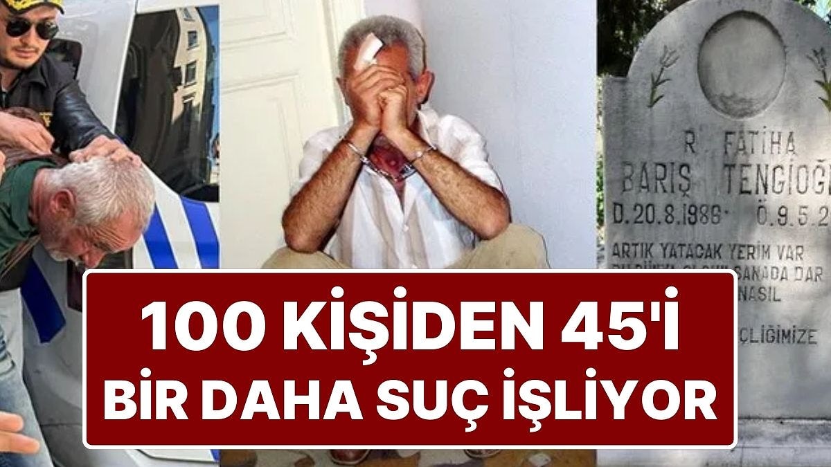 Cezaevinden Çıkan 100 Suçludan 45’i Yeniden Suç İşliyor