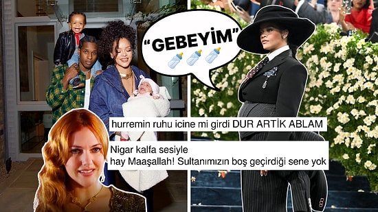 Yine Şarkı Yok Bebek Var: 2025 Met Gala'ya Karnı Burnunda Gelen Rihanna, 3. Çocuğuna Hamile Olduğunu Duyurdu!