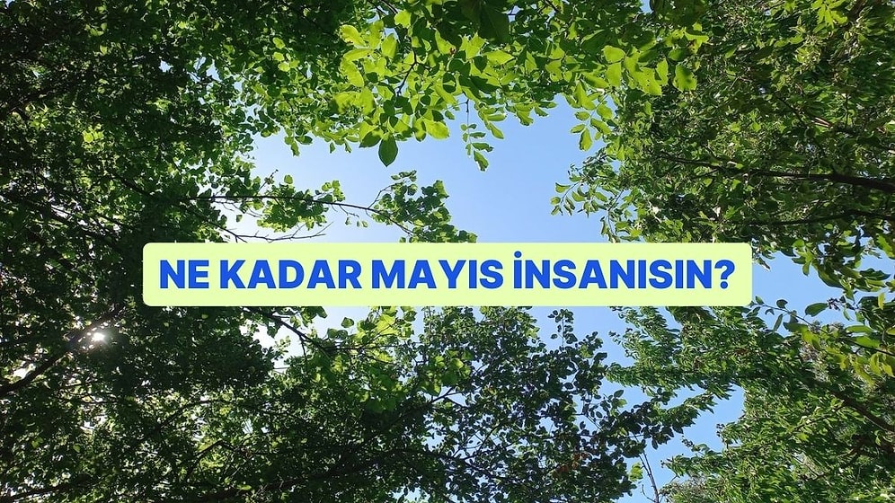 Ne Kadar Mayıs İnsanısın?