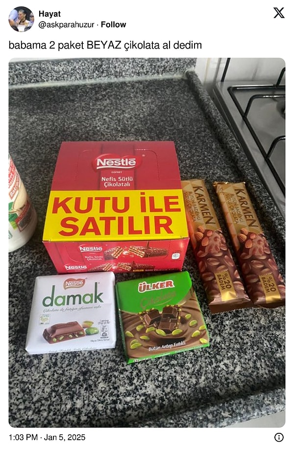 Sipariş verirken iki kez düşünün.