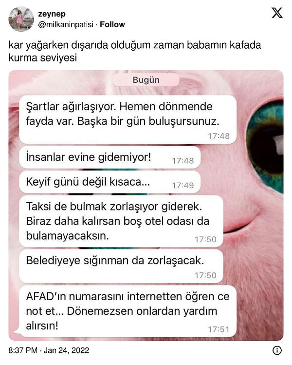 Kimileri fazla düşünceli olabiliyor.