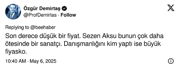Özgür Demirtaş ise bu anlaşmayı fiyasko olarak değerlendirdi.