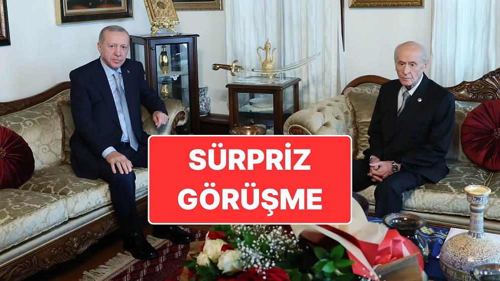 Hastalıktan Sonra İlk Kez: Cumhurbaşkanı Erdoğan, Devlet Bahçeli’yi Evinde Ziyaret Etti