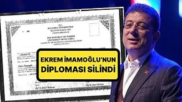 Silivri'deki Marmara Cezaevi'nde tutuklu bulunan Ekrem İmamoğlu'nun çok tartışılan diploması hakkında yeni bir gelişme yaşandı.