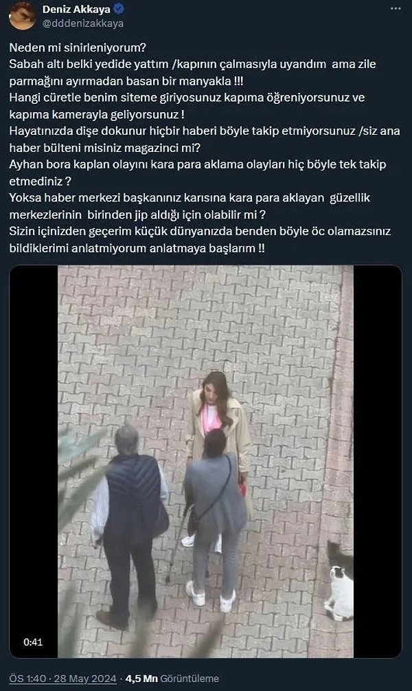 Deniz Akkaya'nın tazminat ödemesine sebep olan paylaşım: