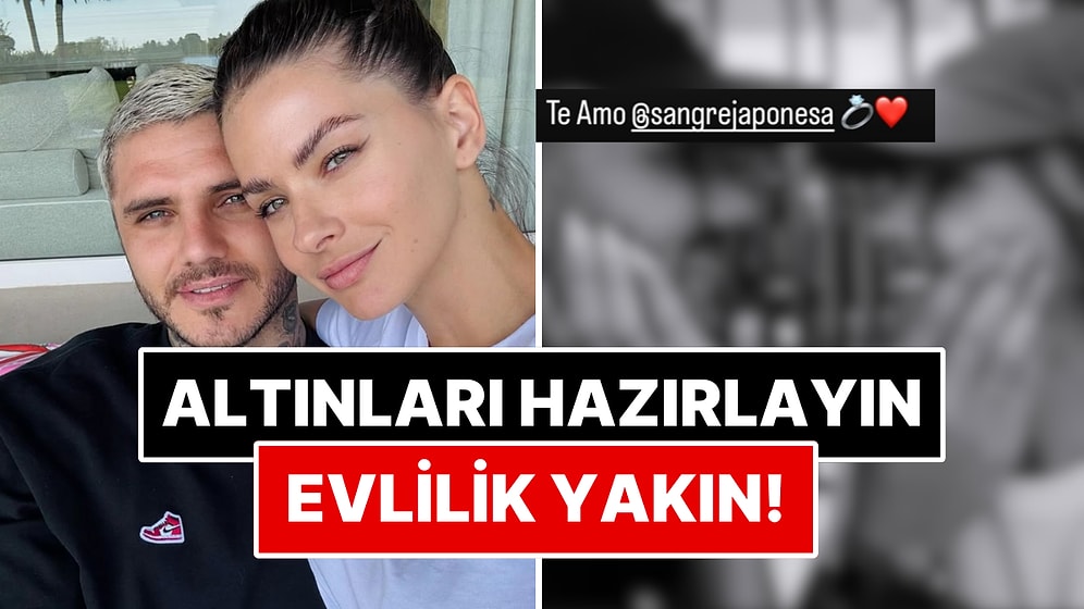 Evleniyorlar mı? Wanda Nara'dan Resmi Olarak Boşanan Mauro Icardi China Suarez'le Yüzük Taktı!