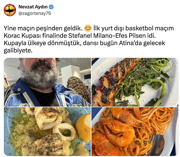 Bildiğiniz üzere Nevzat Aydın spor tutkunluğunun da ötesinde bir spor gezgini... Görseli