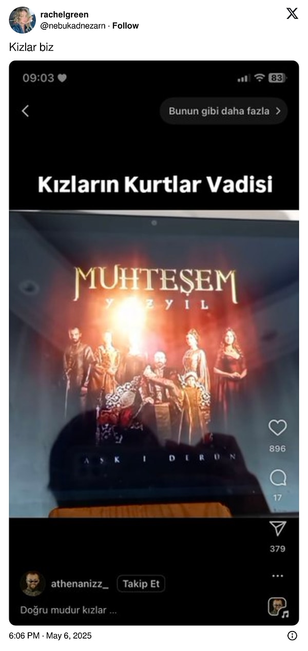 Muhteşem'den devam...