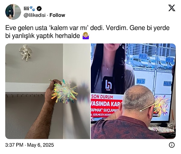 Ustanın yüz ifadesi de olsaydı keşke...