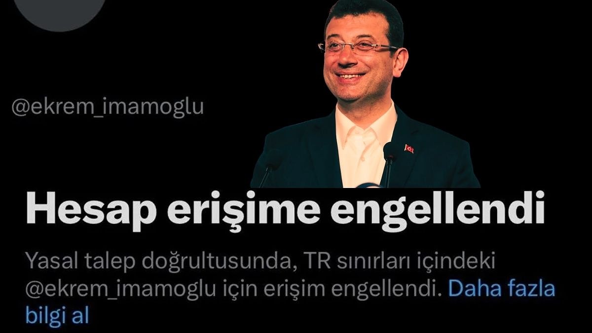 Ekrem İmamoğlu&apos;nun X Hesabına Erişim Engeli Getirildi