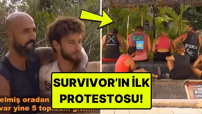 Survivor'da Kırmızı Takım, Batuhan ve Volkan'ı Protesto Edip Arkalarını Döndü