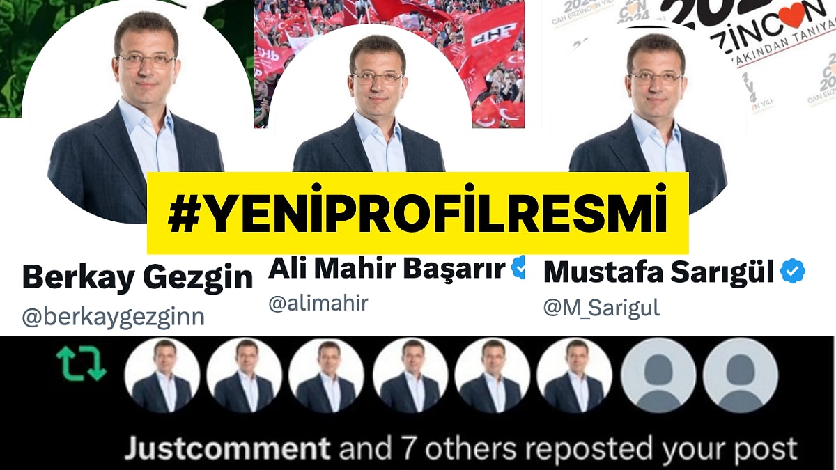 X Kullanıcıları Ekrem İmamoğlu&apos;na Destek Amacıyla Profil Fotoğraflarını Değiştirmeye Başladı