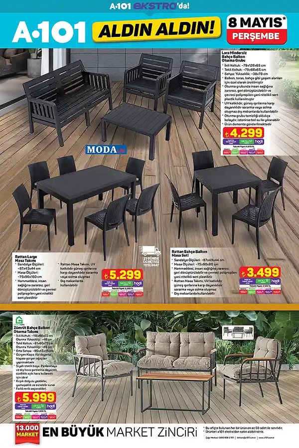 Bahçe Mobilyaları