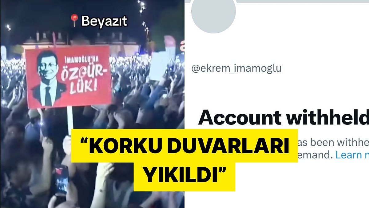 Ekrem İmamoğlu&apos;ndan X Hesabının Engellenmesi Sonrası İlk Paylaşım