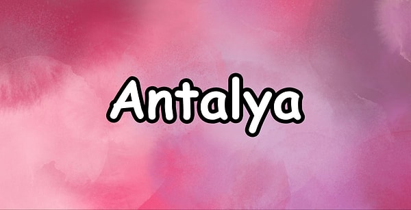 Kaderinde yazılı olan kişi Antalya'da yaşıyor!