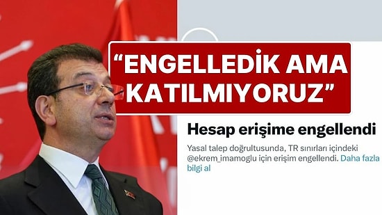 X’ten (Twitter) Ekrem İmamoğlu’nun Hesabı Hakkında Açıklama