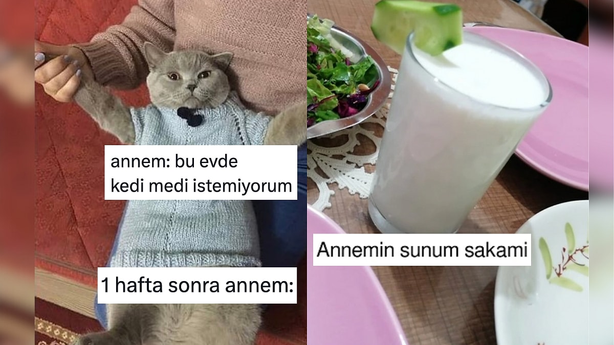 Annelerinin Akla Hayale Gelmeyecek Hareketlerini Diline Dolayarak Güldüren Evlatlar