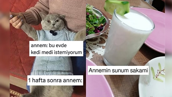 Annelerinin Akla Hayale Gelmeyecek Hareketlerini Diline Dolayarak Güldüren Evlatlar