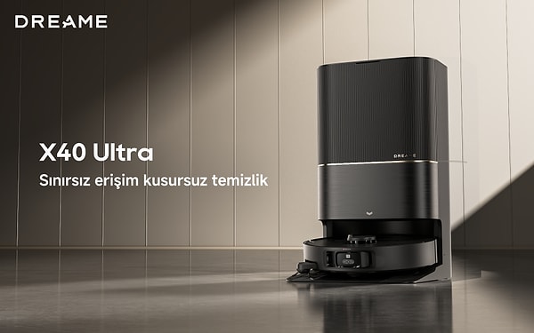 2. Dreame X40 Ultra Robot Süpürge Görseli