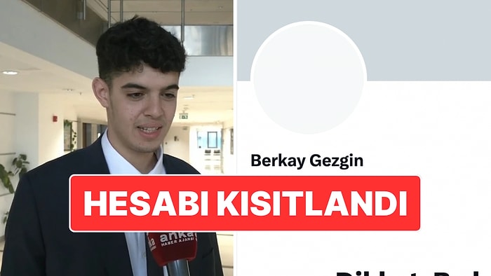 Profil Fotoğrafını Ekrem İmamoğlu Yapmıştı: Berkay Gezgin’in de Twitter Hesabı Kısıtlandı