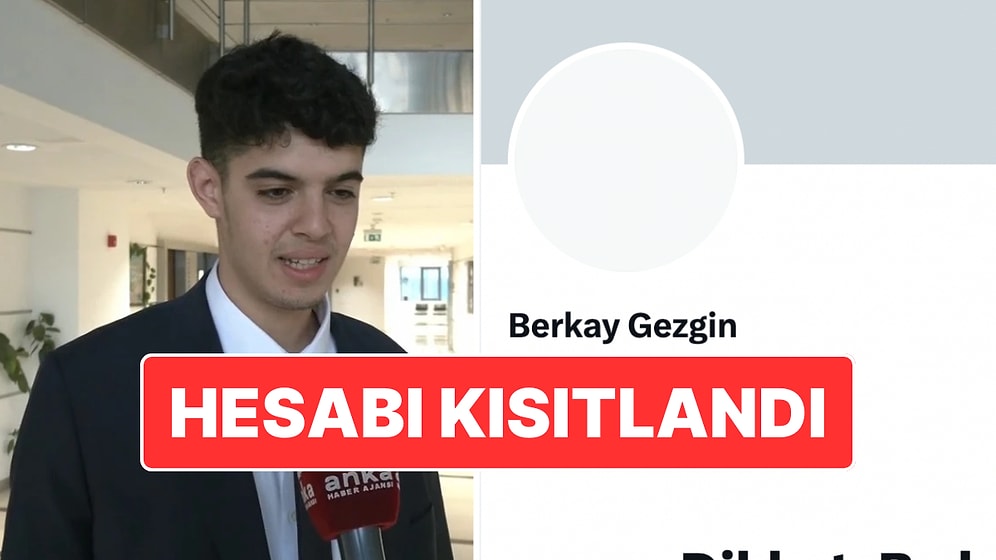 Profil Fotoğrafını Ekrem İmamoğlu Yapmıştı: Berkay Gezgin’in de Twitter Hesabı Kısıtlandı