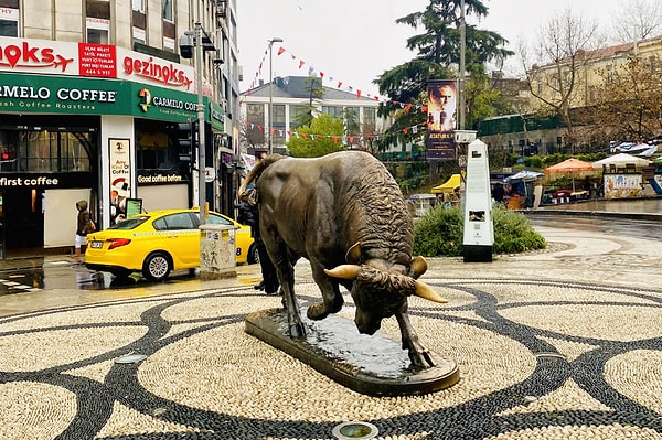 Bull Statue Symbol of Kadikoy