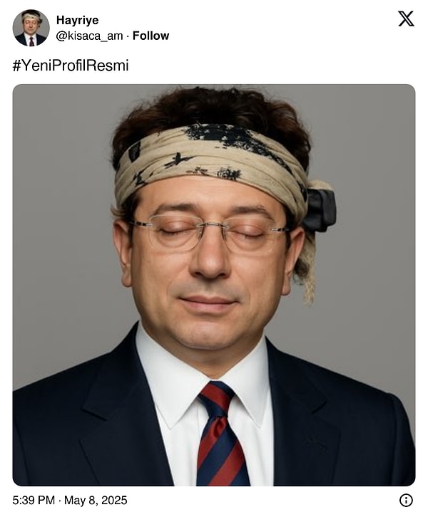 X'in timeline'ı kısa sürede İmamoğlu'nun binbir hali ile dolup taştı! Görseli