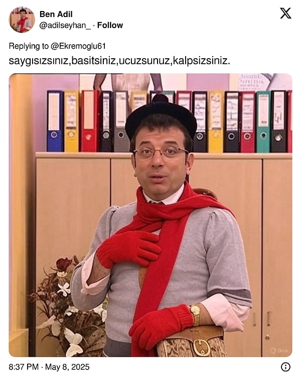 Gelen örnekler şöyle;