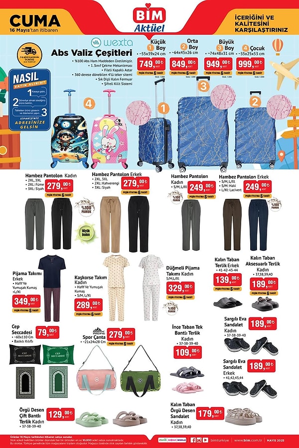Küçük Boy Abs Valiz 749 TL
