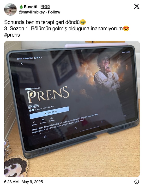 Planlanan yayın takvimine göre yeni bölüm haftaya.