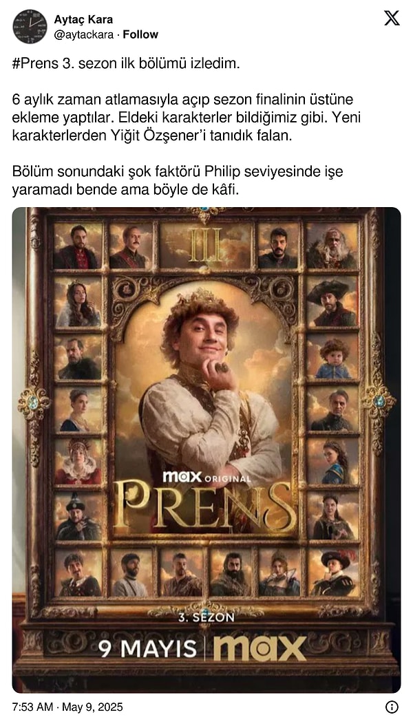 Yani, ikinci bölüm 16 Mayıs 2025'te yayınlanacak.