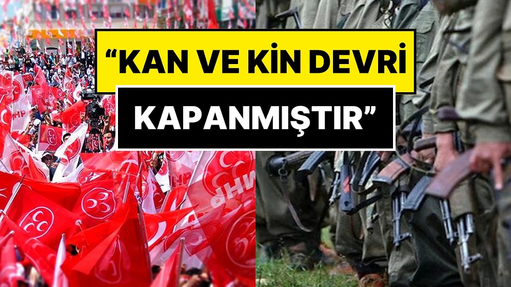 PKK'nın Kongre Kararına MHP'den İlk Açıklama