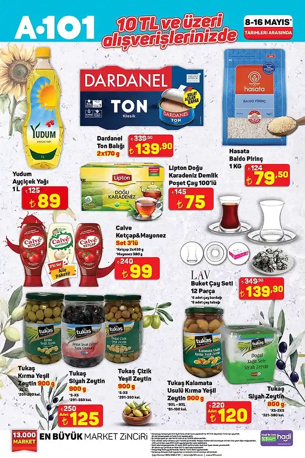 Yudum Ayçiçek Yapı 1 lt 89 TL