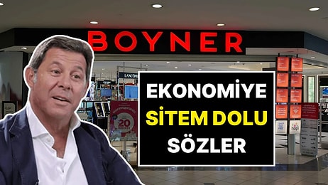 Cem Boyner’den Türkiye Ekonomisine Sitem Dolu Sözler
