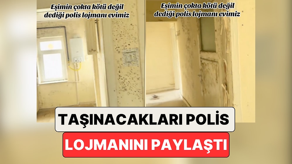 Bir Polis Memurunun Eşi Taşınacakları Lojmanın Durumunu Paylaştı