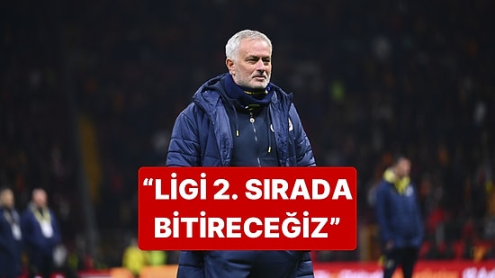 Jose Mourinho'dan Lig Sıralaması ile İlgili Çarpıcı Açıklamalar