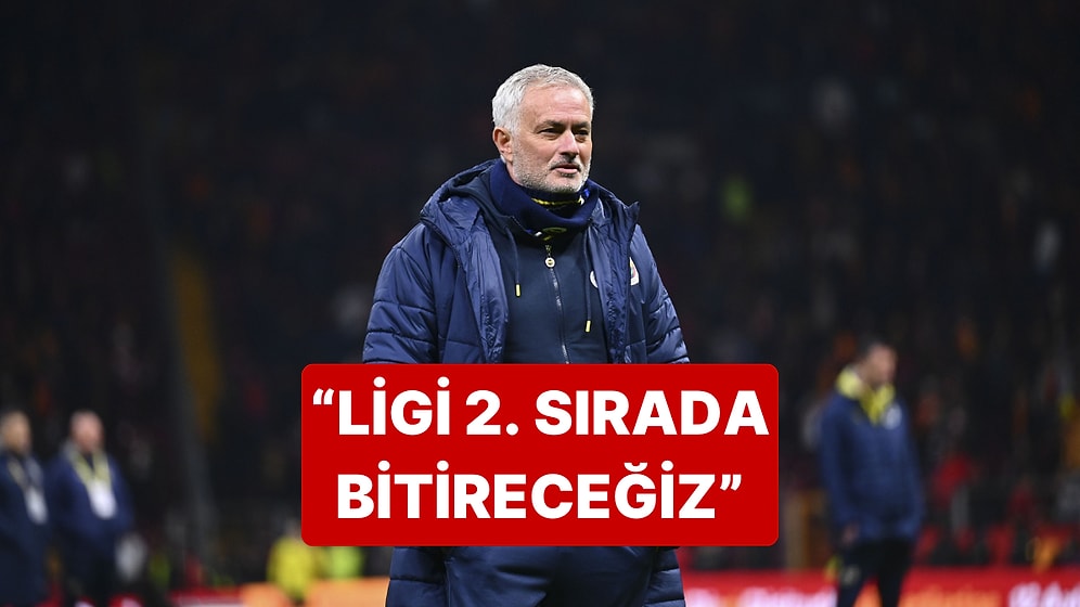 Jose Mourinho'dan Lig Sıralaması ile İlgili Çarpıcı Açıklamalar