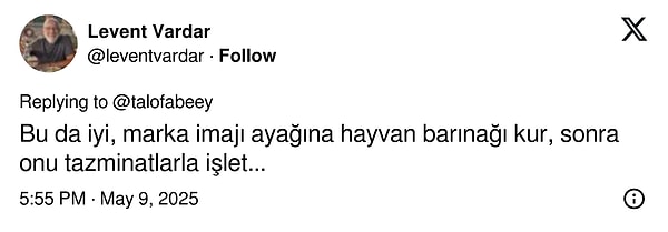 Köseoğlu'nun gelen tepkilerden bazıları şöyle 👇
