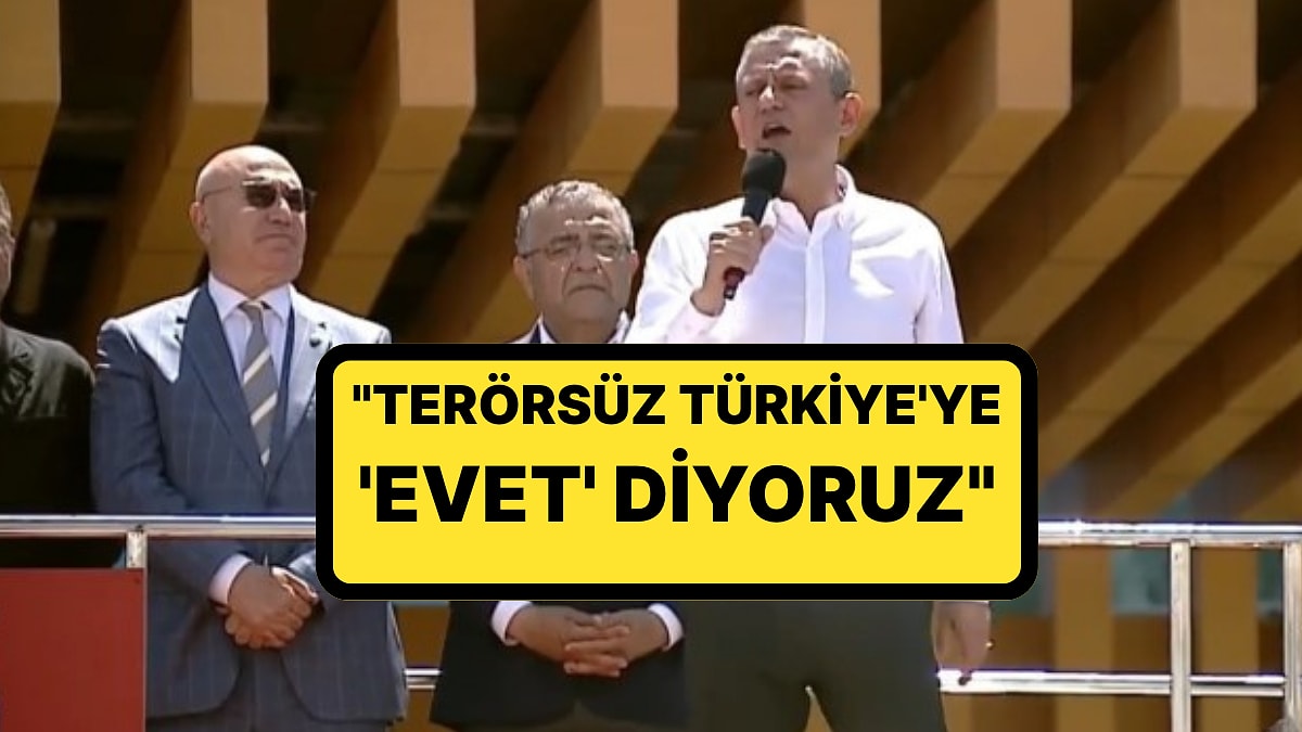 PKK&apos;nın &apos;Fesih Kongresi&apos; Sonrası Özel&apos;den İlk Açıklama: &apos;&apos;Terörsüz Türkiye&apos;ye &apos;Evet&apos; Diyoruz, Ben Garantörüm&apos;&apos;