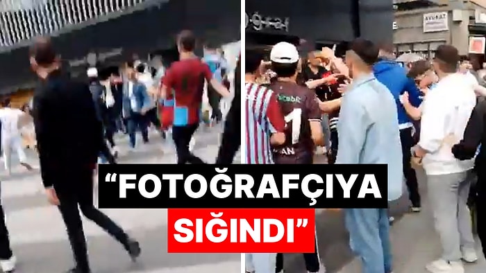 Trabzon'da Galatasaray Formasıyla Gezen Taraftara Saldırı