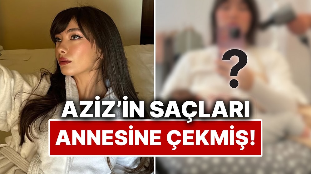 Saçları Annesine Çekmiş: Doğum Sonrası Verdiği Kilolarla Dikkat Çeken Neslihan Atagül'den Aziz'le İlk Poz!