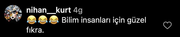 Gelen yorumlar da şu şekildeydi: