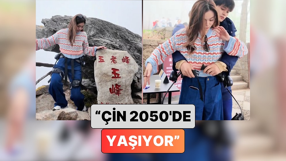 Bir İçerik Üreticisi Çin'de Dağa Rahat Tırmanmaları İçin Verilen "Robot Bacak" Deneyimini Paylaştı