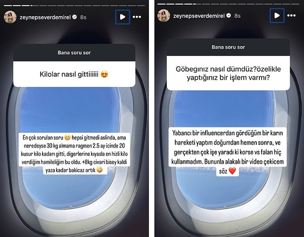 Per chi si chiede come faccia a mantenere la forma e a perdere peso, Zeynep Demirel ha spiegato che mangia principalmente proteine e verdure e che fa regolarmente esercizio fisico.