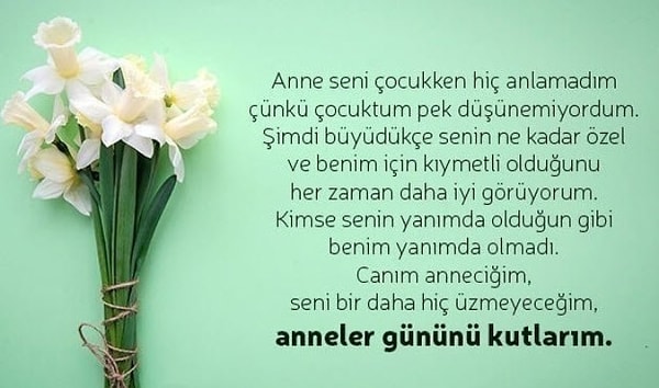 Eşe, Sevgiliye Anneler Günü Mesajları