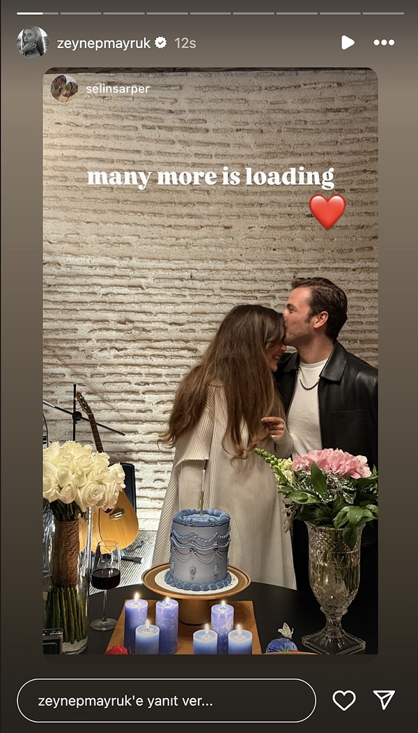 Le couple a été vu lors de la célébration organisée récemment pour l'anniversaire de Zeynep Mayruk.