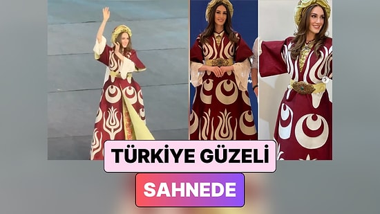 Türkiye Güzeli İdil Bilgen, Hindistan'da Düzenlenen Miss World Yarışmasında Sahneye Çıktı