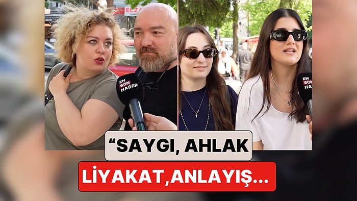 Bir Sokak Röportajında İnsanlara "Türkiye'de Hangi Toplumsal Değere İhtiyaç Var?" Sorusu Soruldu